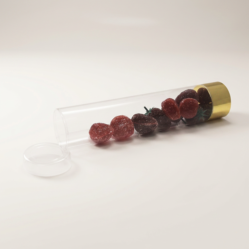 [TUB230515] Boite tube or h.23cm