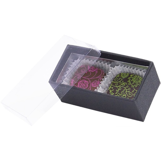 [3534*02*04*90***] BLACK IS BLACK transparent 2 choc