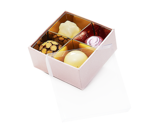 [3534*02*07*21***] ROSE transparente 4choc***