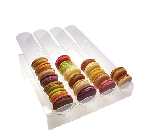 [MA*AG05601***] MACARON - présentoir 4 lignes